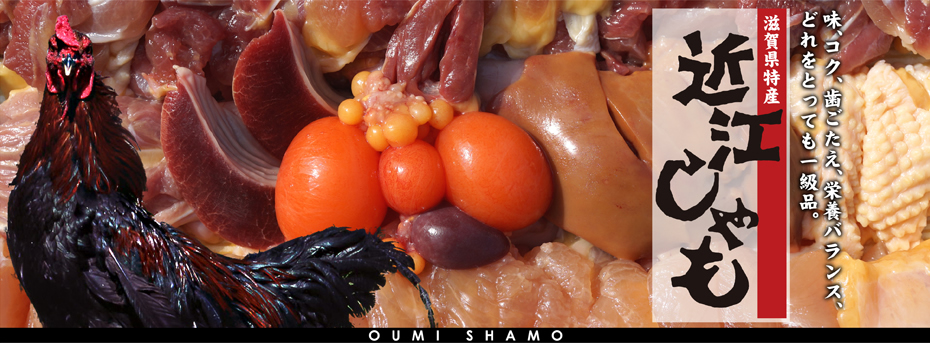 味、コク、歯ごたえ、栄養バランス、どれをとっても一級品。 滋賀県特産近江しゃも